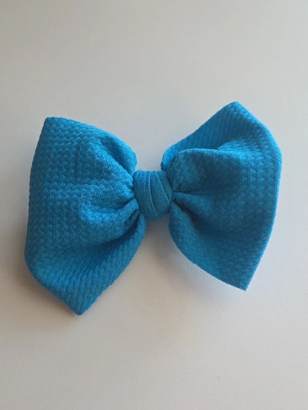 Kids Pink & Blue Bow Hair Clips - Set of 8